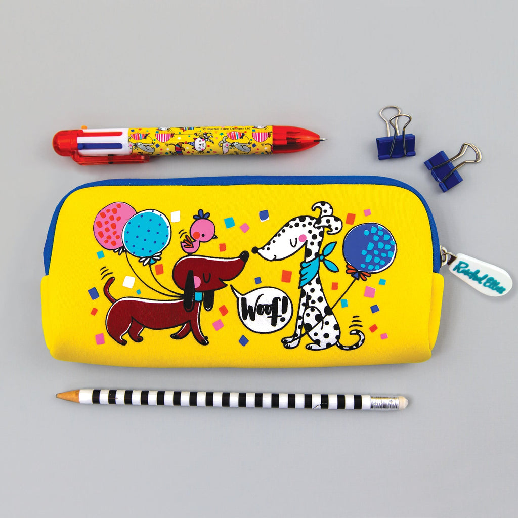 Dogs and cats neoprene pencil case - Daisy Park