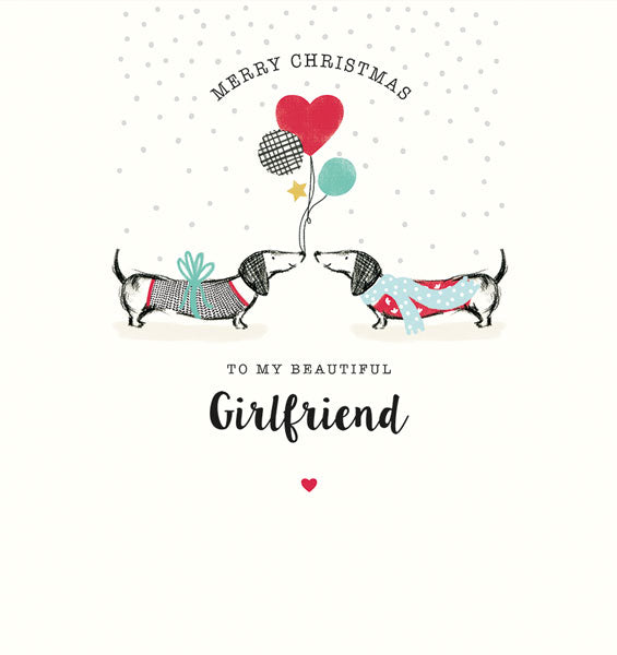 Girlfriend Christmas card - Daisy Park