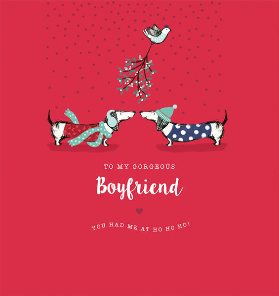 Boyfriend Christmas card - Daisy Park