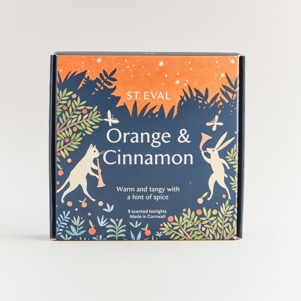 St Eval Orange & Cinnamon tealights - Daisy Park