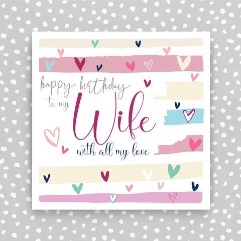 Wife Love Birthday Card - Daisy Park