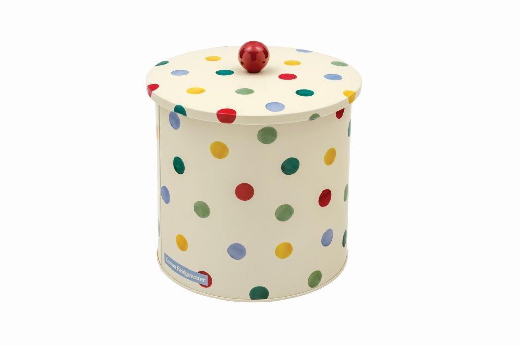 Emma Bridgewater Polka dot biscuit barrel - Original - Daisy Park