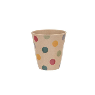 Emma Bridgewater rice husk polka dot beaker - Daisy Park