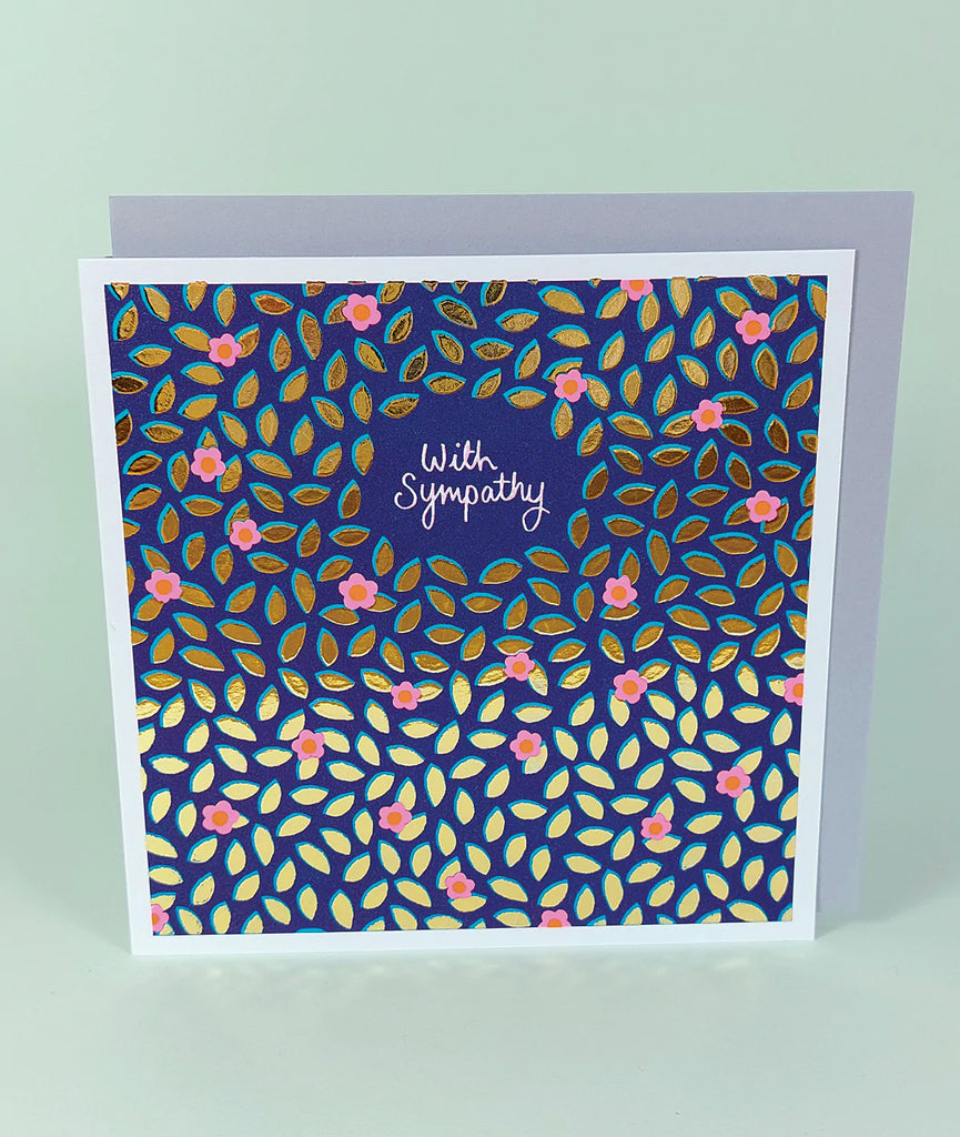 With Sympathy card - Daisy Park