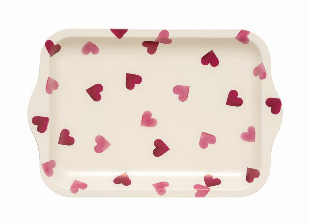 Emma Bridgewater Pink Heart tin tray - Daisy Park