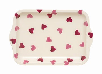 Emma Bridgewater Pink Heart tin tray - Daisy Park