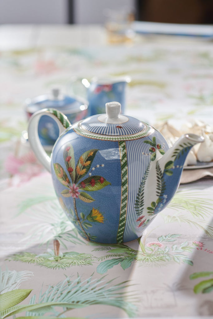 Pip Studio La Majorelle Large blue teapot - Daisy Park