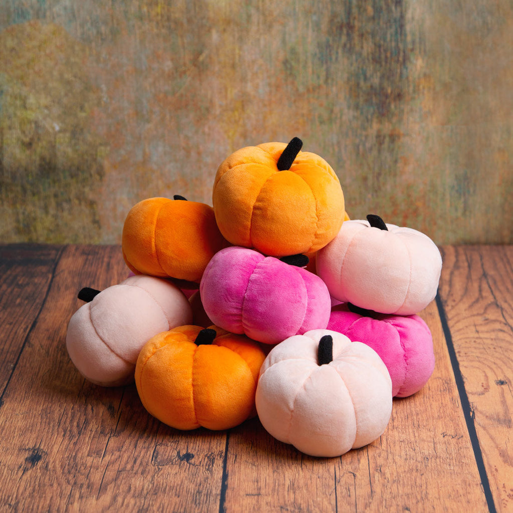 Velvet pumpkin table decoration - Daisy Park