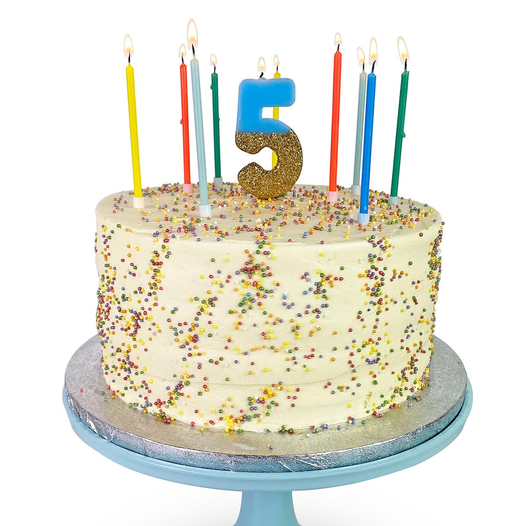 Rainbow brights birthday candles. - Daisy Park