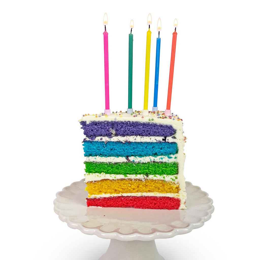 Rainbow brights birthday candles. - Daisy Park