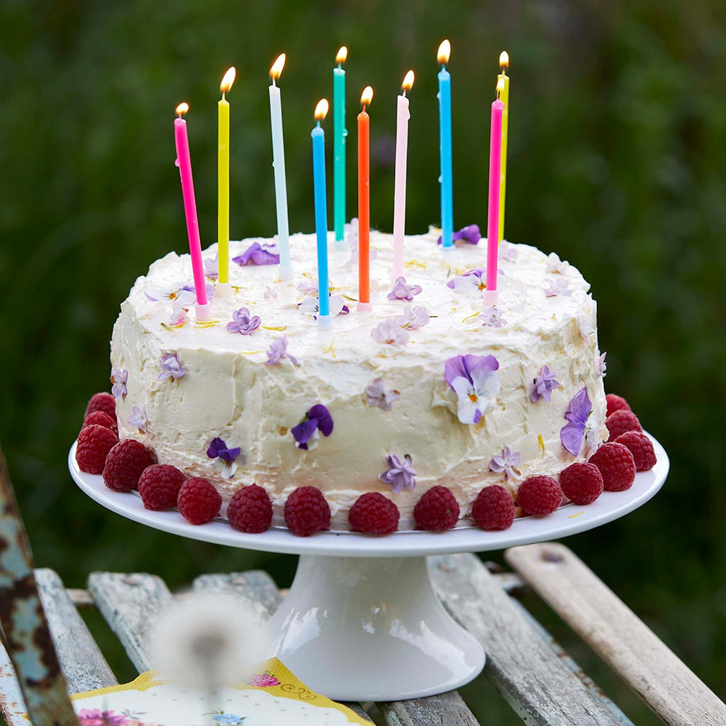 Rainbow brights birthday candles. - Daisy Park