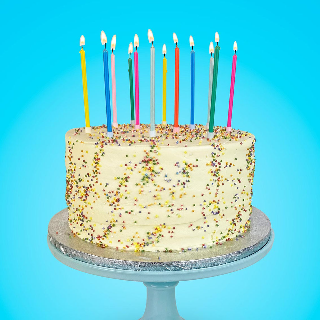 Rainbow brights birthday candles. - Daisy Park