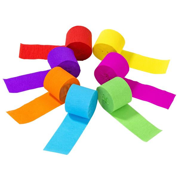 Birthday brights Rainbow Party streamers - Daisy Park