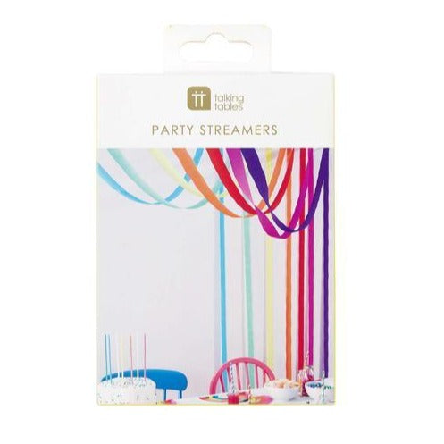 Birthday brights Rainbow Party streamers - Daisy Park