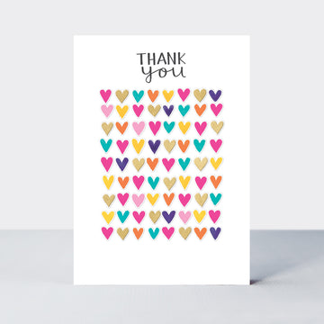 Thank you hearts card - Daisy Park