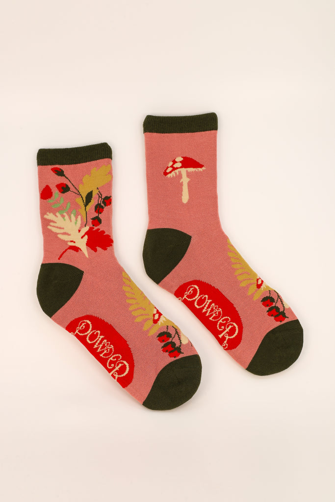Foraging ankle socks - Daisy Park