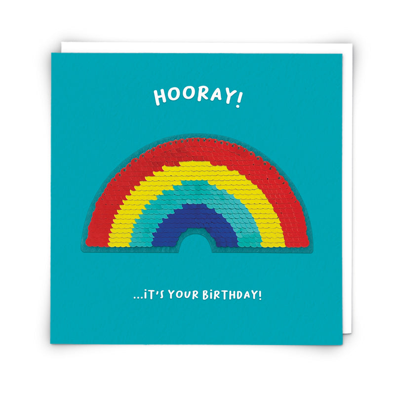 Sequin Rainbow Birthday Card - Daisy Park