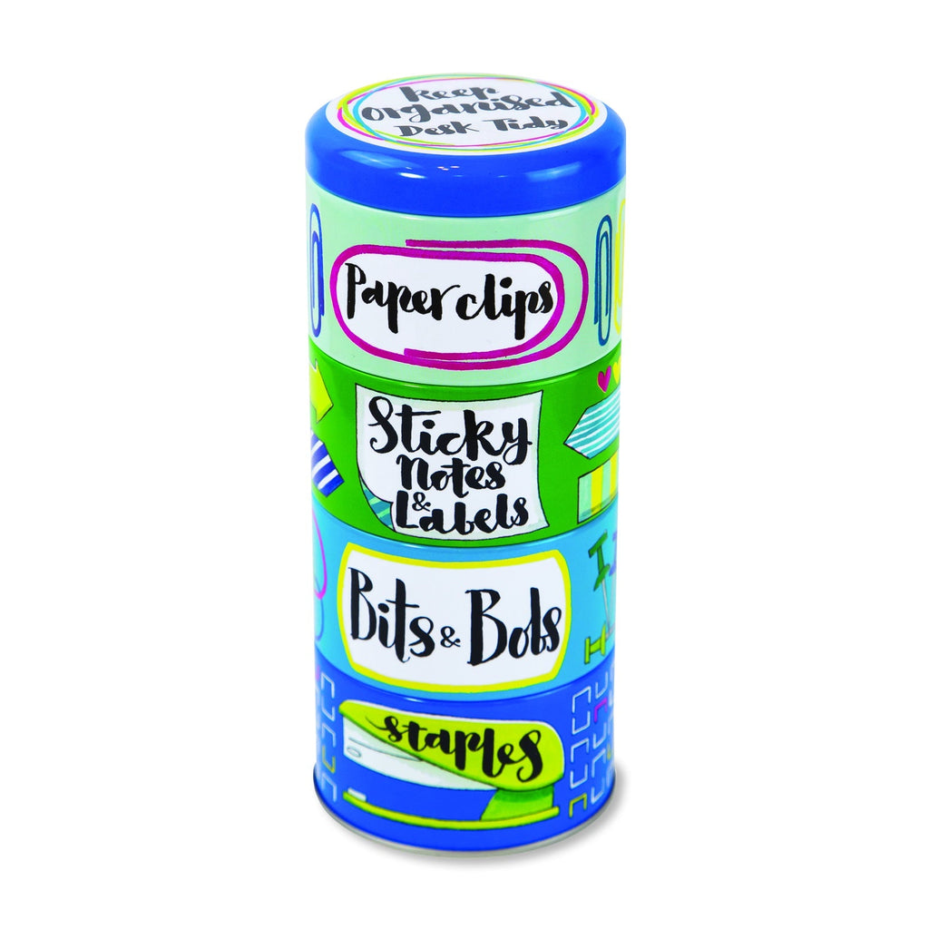 Stackable tin - Keep organised/Desk tidy - Daisy Park