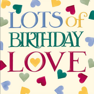 Emma Bridgewater Birthday Love card - Daisy Park