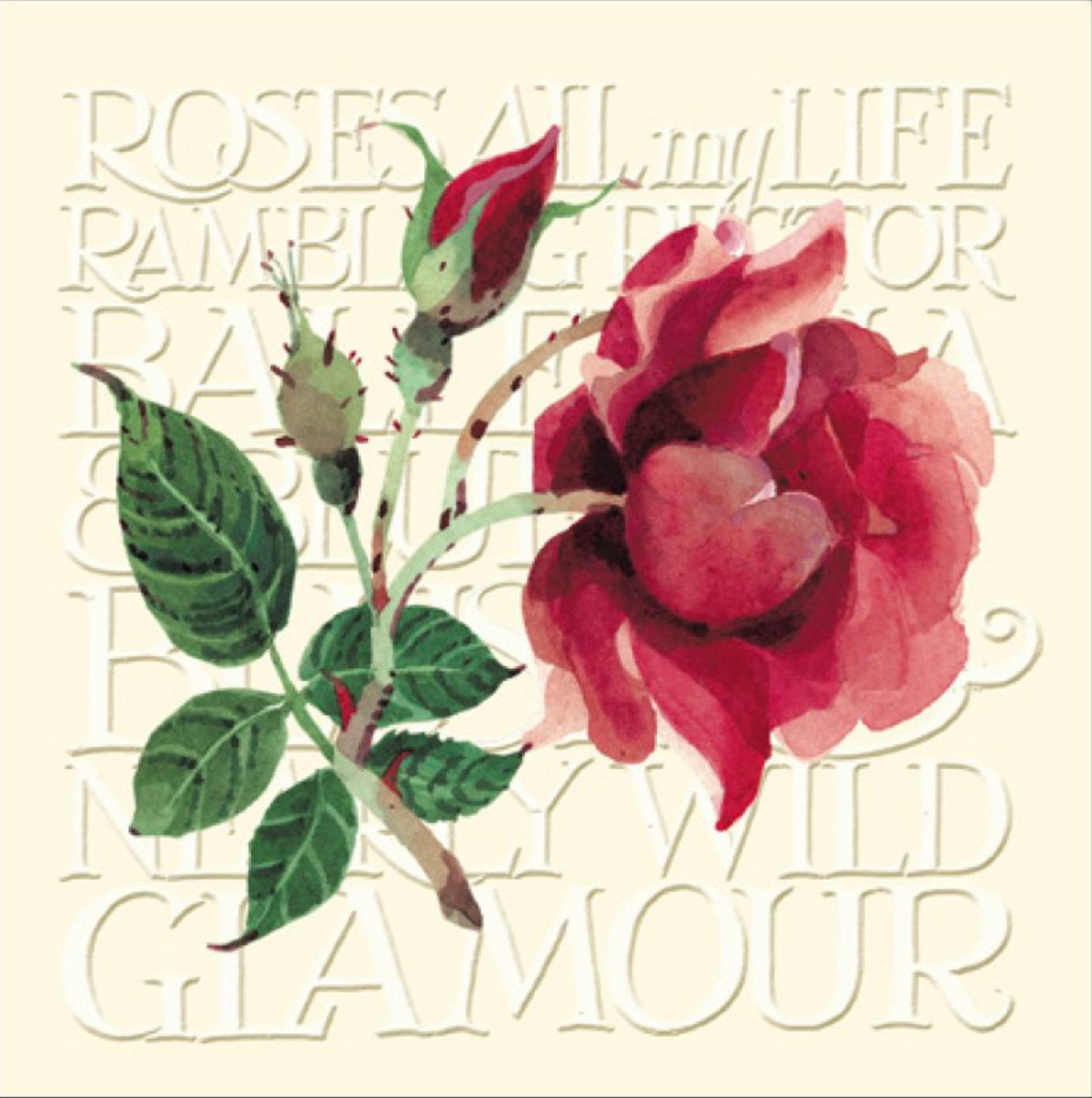 Emma Bridgewater Rose card - Daisy Park