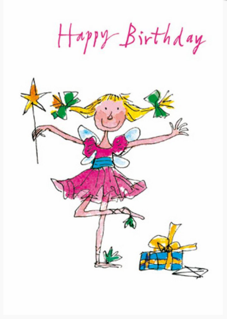 Quentin Blake Ballerina Birthday Card - Daisy Park