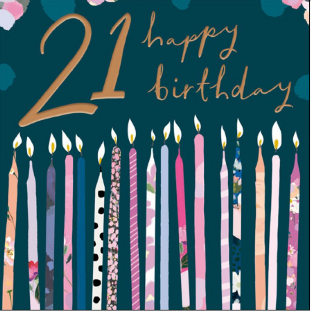21st Birthday card - Daisy Park