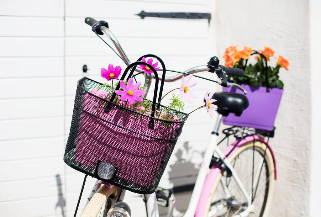 Hinza bag small green plastic - purple - Daisy Park