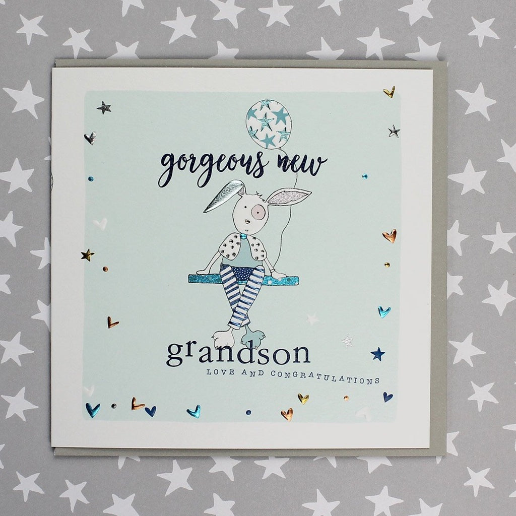 Gorgeous new grandson dog card - Daisy Park