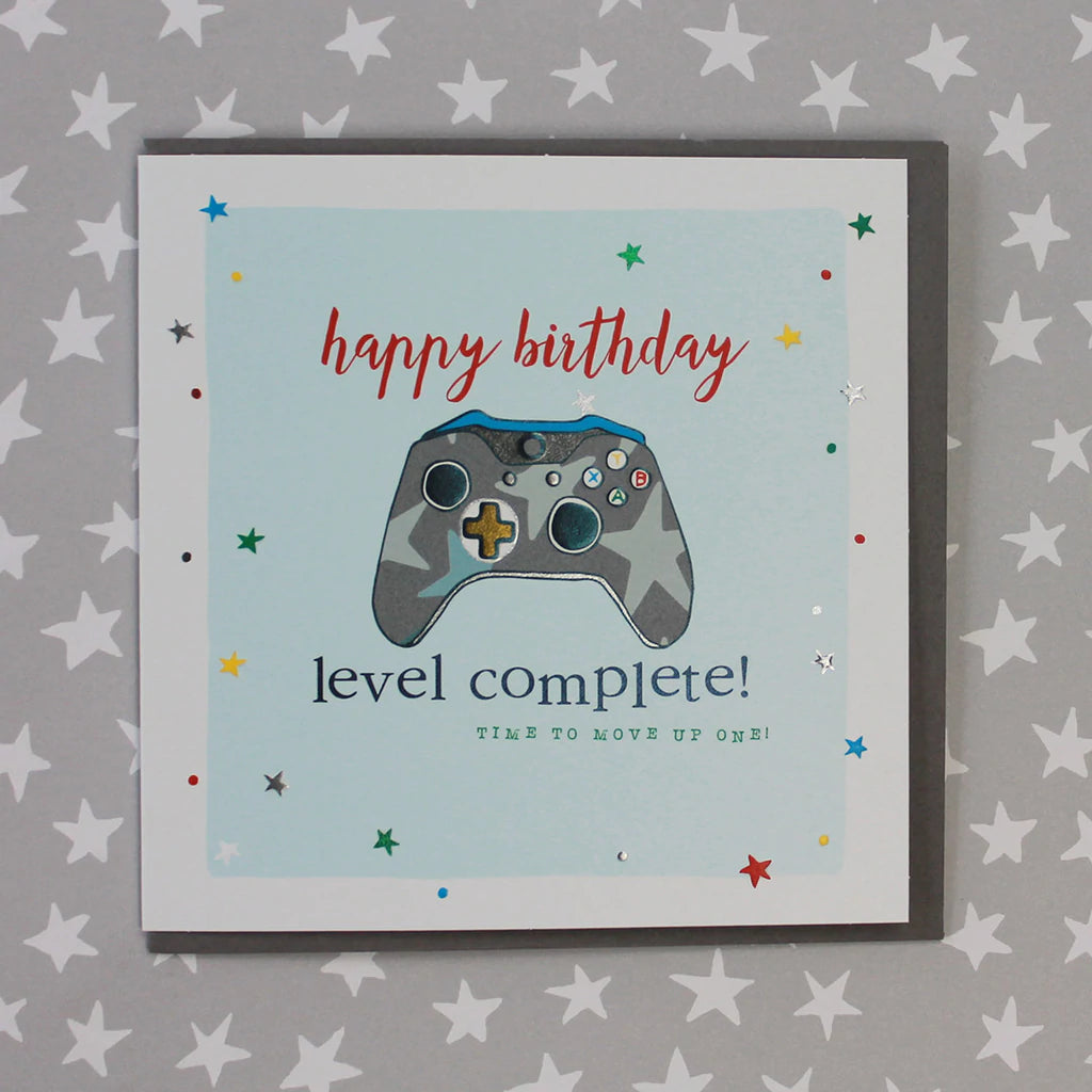 Happy birthday - Games controller card - Daisy Park