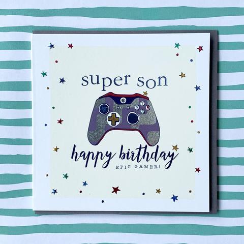 Super Son Birthday Card - Daisy Park