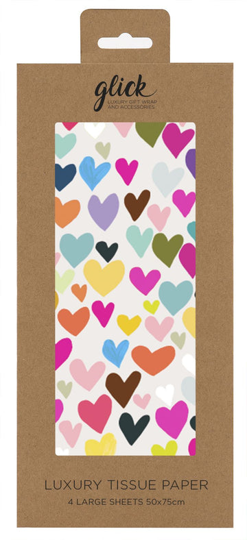 Besotted heart tissue paper - Daisy Park
