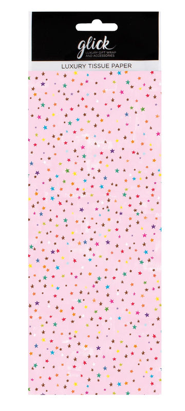Pink star tissue paper - Daisy Park