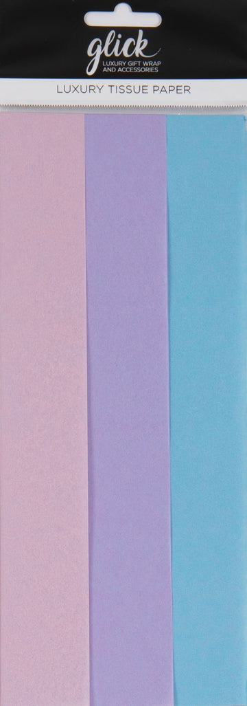 Multipack pink, lilac, artic blue tissue paper - Daisy Park