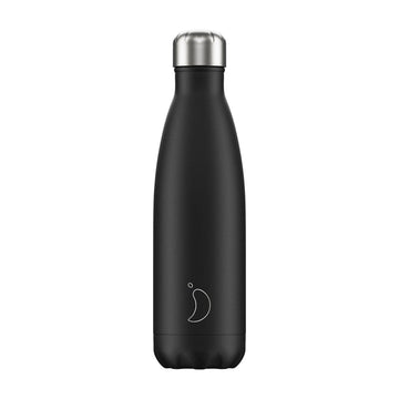 Chilly's Monochrome black insulated bottle - Daisy Park