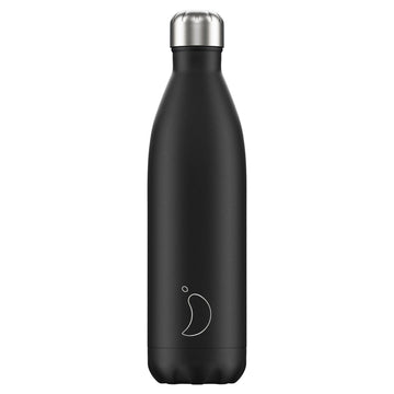 Chilly's Monochrome Black 750ml insulated bottle - Daisy Park
