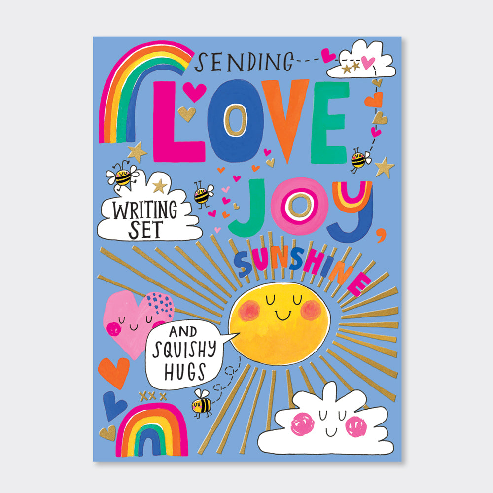 Writing set wallet - Love, Joy, Sunshine - Daisy Park