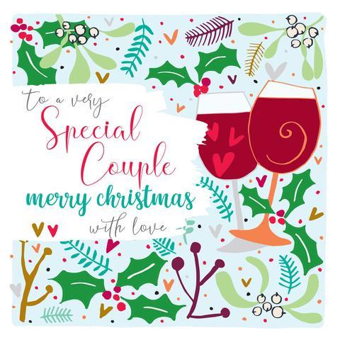 Very Special Couple Merry Christmas Card - Daisy Park