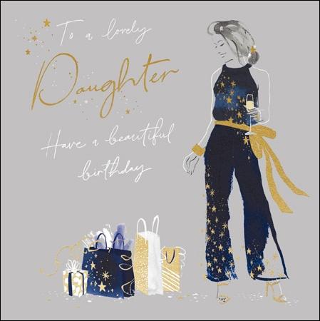 Beautiful Daughter Birthday Card - Daisy Park