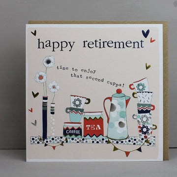 Happy Retirement card - Daisy Park