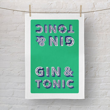 Asta Barrington Gin & Tonic Tea towel - Daisy Park