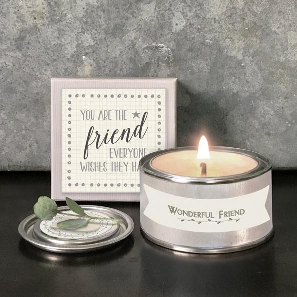 Boxed candle - You are the friend - Daisy Park