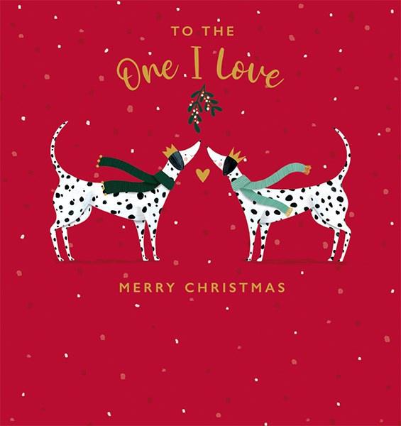 To The One I Love Christmas Card - Daisy Park