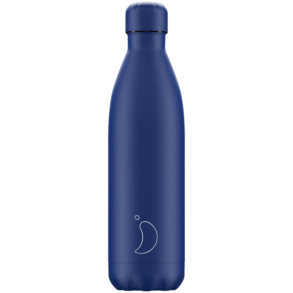 Chilly's Matte All Blue 750ml insulated bottle - Daisy Park