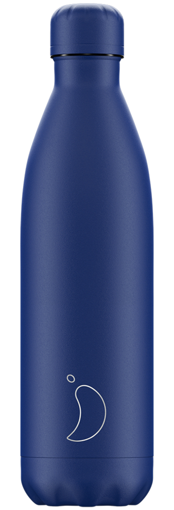 Chilly's Matte All Blue 750ml insulated bottle - Daisy Park