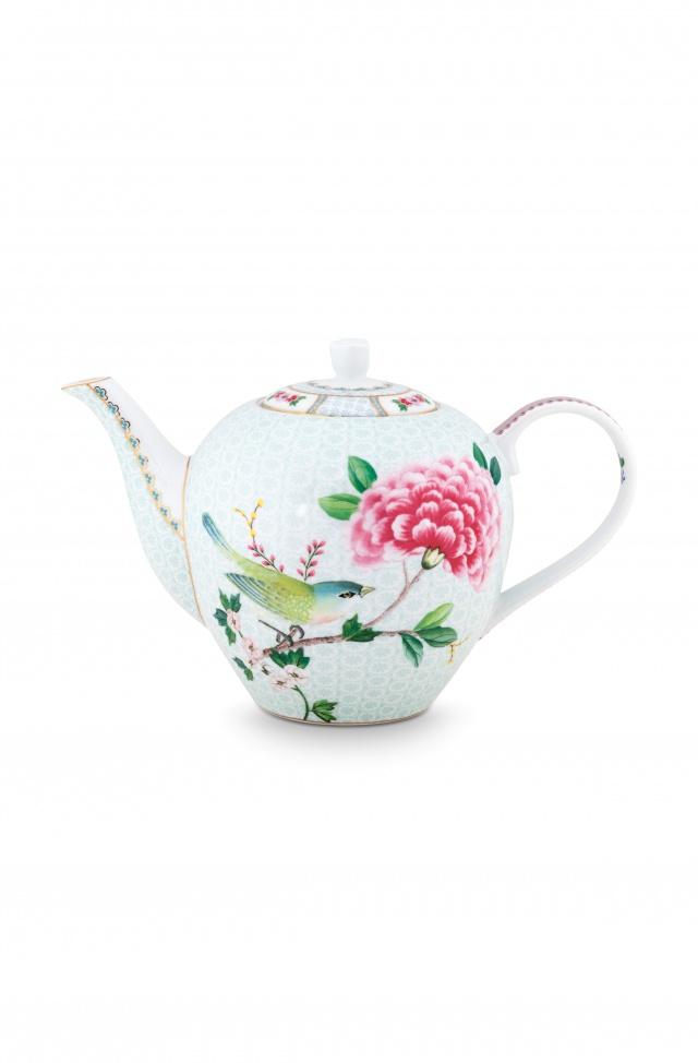 Pip Studio Blushing birds large white teapot - Daisy Park