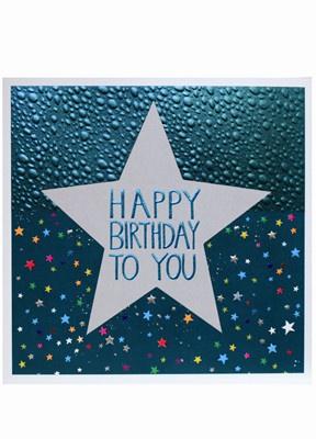 Happy Birthday to You star Card - Daisy Park