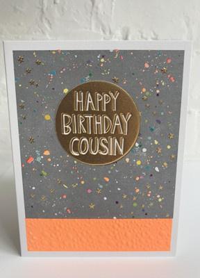 Happy Birthday Cousin Card - Daisy Park