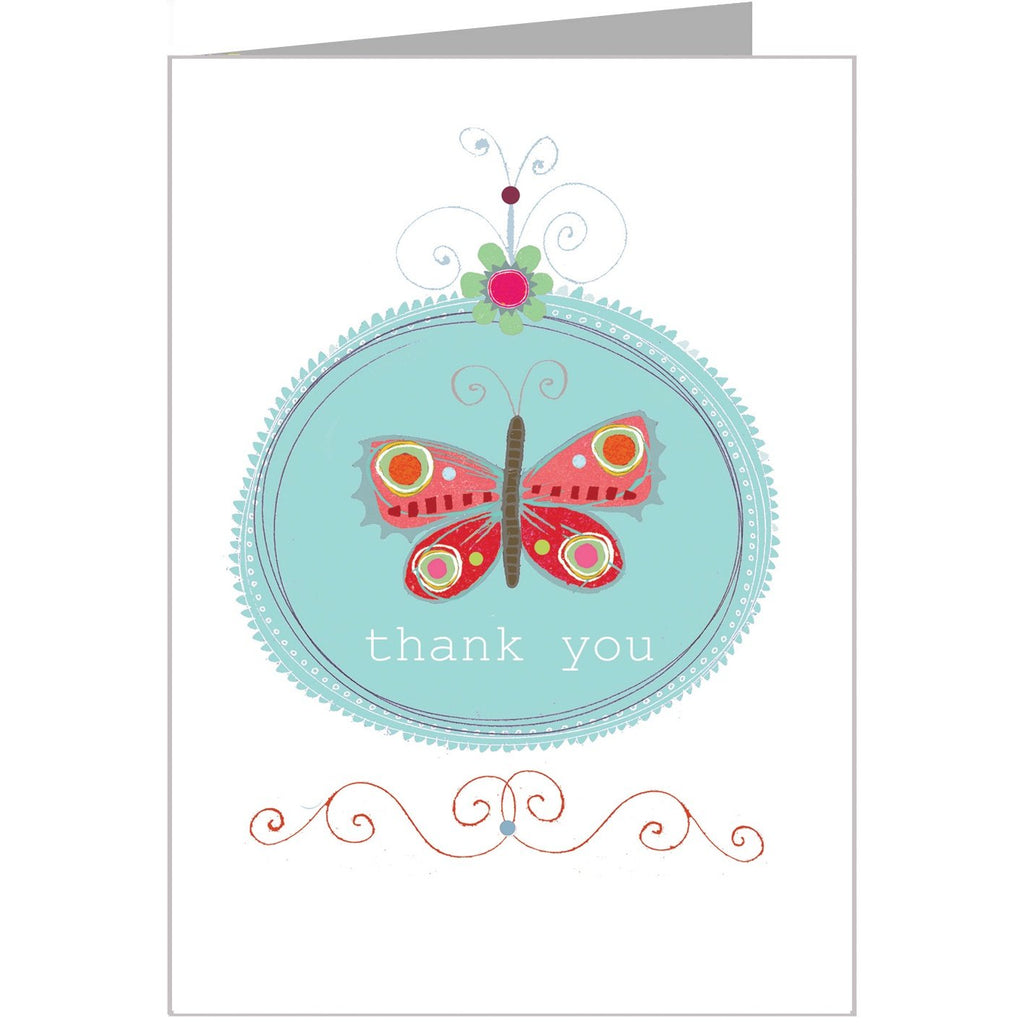Butterfly Thank You Card - Daisy Park