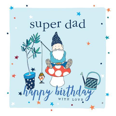 Dad, Gardening Birthday Card - Daisy Park