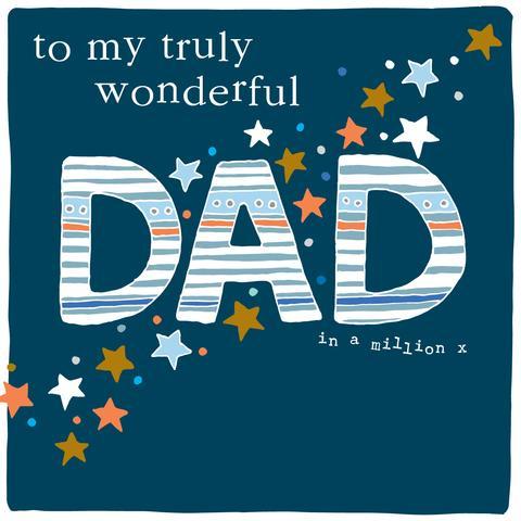 Truly Wonderful Dad Card - Daisy Park